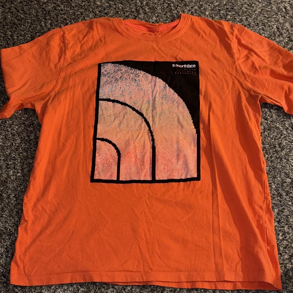 Men’s The North Face Orange Short Sleeve Tee
